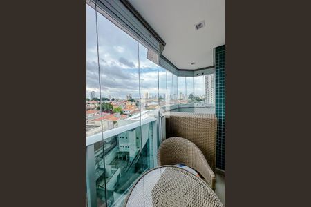 Varanda da Sala de apartamento para alugar com 2 quartos, 76m² em Vila Regente Feijó, São Paulo