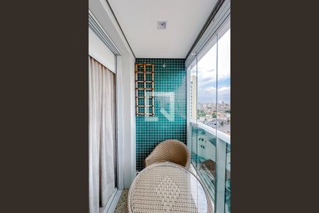 Varanda da Sala de apartamento para alugar com 2 quartos, 76m² em Vila Regente Feijó, São Paulo