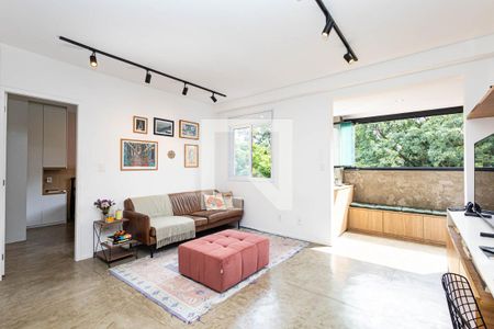 Sala de apartamento à venda com 1 quarto, 58m² em Consolação, São Paulo