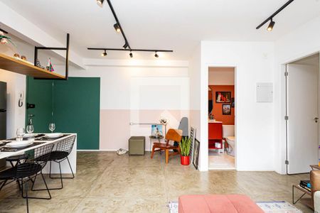 Sala de apartamento à venda com 1 quarto, 58m² em Consolação, São Paulo