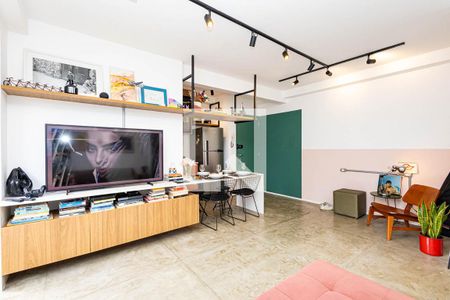 Sala de apartamento à venda com 1 quarto, 58m² em Consolação, São Paulo