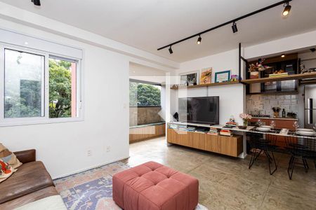 Sala de apartamento à venda com 1 quarto, 58m² em Consolação, São Paulo