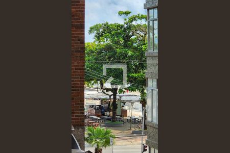 Vista da Sala de apartamento para alugar com 1 quarto, 60m² em Embaré, Santos