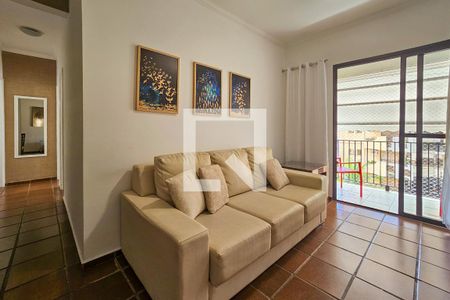 Sala de apartamento para alugar com 3 quartos, 100m² em Balneario Cidade Atlantica, Guarujá