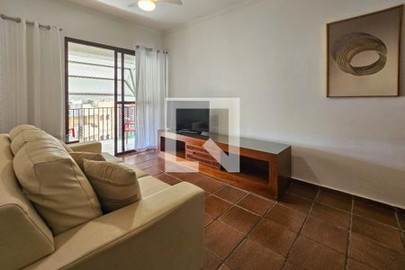 Sala de apartamento para alugar com 3 quartos, 100m² em Balneario Cidade Atlantica, Guarujá