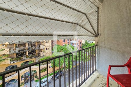 Varanda de apartamento para alugar com 3 quartos, 100m² em Balneario Cidade Atlantica, Guarujá