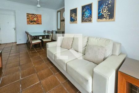 Sala de apartamento para alugar com 3 quartos, 100m² em Balneario Cidade Atlantica, Guarujá
