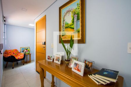 Sala de apartamento à venda com 3 quartos, 88m² em Vila Scarpelli, Santo André
