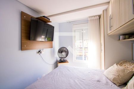 Quarto 1 - Suíte de apartamento à venda com 3 quartos, 88m² em Vila Scarpelli, Santo André