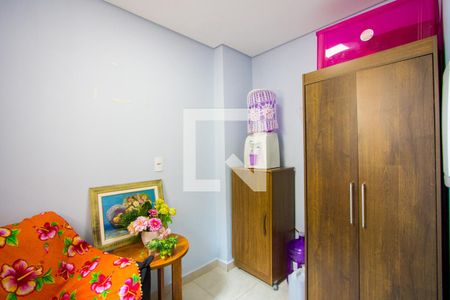 Sala de apartamento à venda com 3 quartos, 88m² em Vila Scarpelli, Santo André