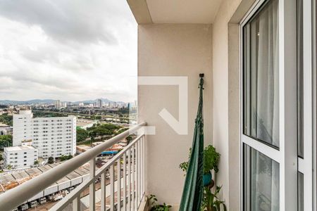 Varanda da Sala de apartamento para alugar com 1 quarto, 63m² em Jaguaré, São Paulo