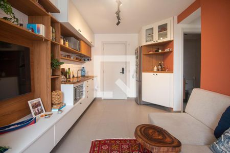 Sala de apartamento para alugar com 2 quartos, 36m² em Jardim Caravelas, São Paulo