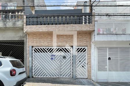 Fachada e Placa de casa para alugar com 1 quarto, 200m² em Jardim Thelma, São Bernardo do Campo