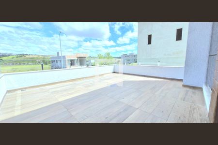 Varanda de casa de condomínio à venda com 4 quartos, 384m² em Alphaville Vespasiano, Vespasiano