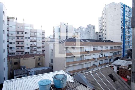 Sala Vista de apartamento à venda com 1 quarto, 80m² em Centro Histórico, Porto Alegre