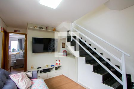 Sala de apartamento à venda com 2 quartos, 90m² em Vila Assunção, Santo André