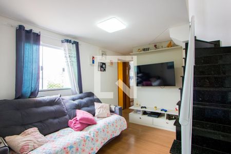 Sala de apartamento à venda com 2 quartos, 90m² em Vila Assunção, Santo André