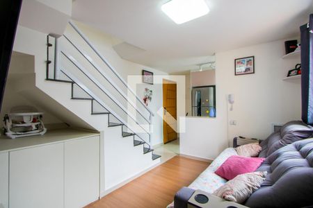 Sala de apartamento à venda com 2 quartos, 90m² em Vila Assunção, Santo André