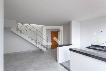 Sala/Cozinha de apartamento à venda com 3 quartos, 147m² em Caiçaras, Belo Horizonte