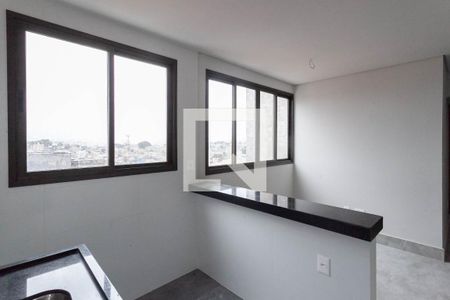 Sala/Cozinha de apartamento à venda com 3 quartos, 147m² em Caiçaras, Belo Horizonte
