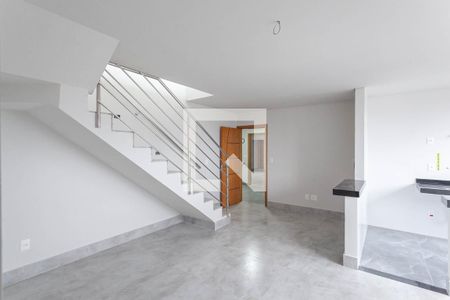 Sala/Cozinha de apartamento à venda com 3 quartos, 147m² em Caiçaras, Belo Horizonte