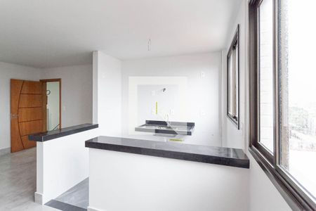 Sala/Cozinha de apartamento à venda com 3 quartos, 147m² em Caiçaras, Belo Horizonte