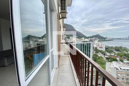 Varanda sala de apartamento à venda com 3 quartos, 240m² em Humaitá, Rio de Janeiro