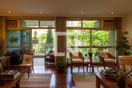 Sala de apartamento à venda com 4 quartos, 166m² em São Conrado, Rio de Janeiro