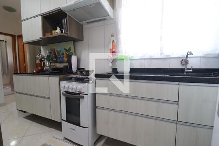 Cozinha de apartamento à venda com 2 quartos, 73m² em Vila Lucinda, Santo André