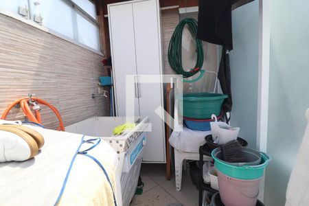 Área de Serviço de apartamento à venda com 2 quartos, 73m² em Vila Lucinda, Santo André