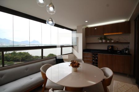 Sala - Varanda de apartamento para alugar com 3 quartos, 130m² em Barra da Tijuca, Rio de Janeiro