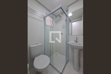Banheiro de kitnet/studio para alugar com 1 quarto, 24m² em Jardim São Paulo, São Paulo