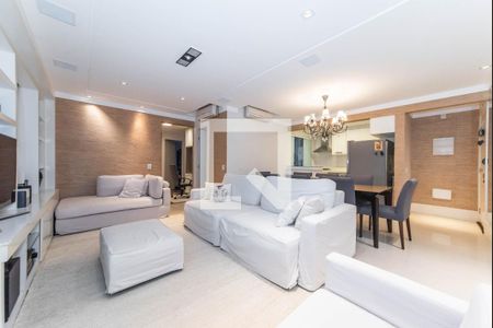 Sala de apartamento à venda com 3 quartos, 97m² em Vila Gumercindo, São Paulo