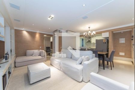 Sala de apartamento à venda com 3 quartos, 97m² em Vila Gumercindo, São Paulo