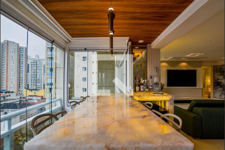 Varanda da Sala de apartamento à venda com 2 quartos, 114m² em Centro, Santo André