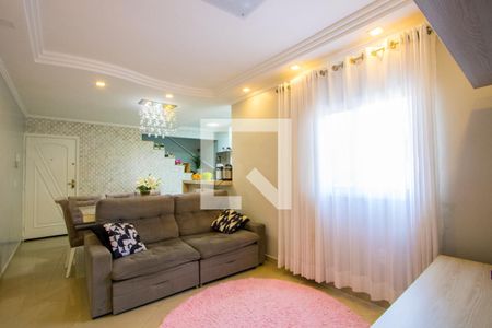 Sala de apartamento à venda com 2 quartos, 140m² em Vila Humaita, Santo André