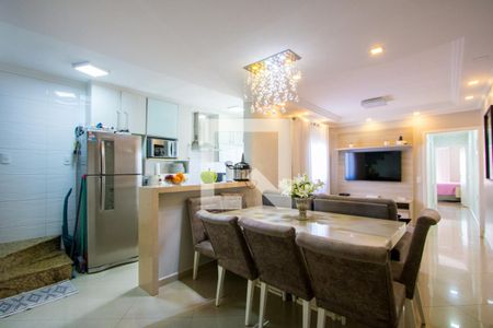 Sala de apartamento à venda com 2 quartos, 140m² em Vila Humaita, Santo André