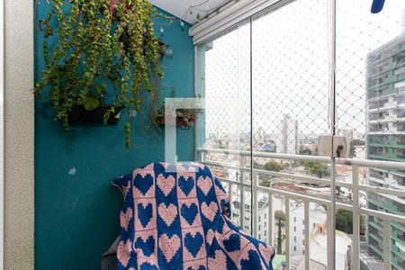 Varanda da Sala de apartamento à venda com 3 quartos, 60m² em Chácara Seis de Outubro, São Paulo