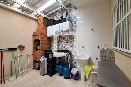 Área de Serviço e Churrasqueira de casa à venda com 3 quartos, 95m² em Parque São Lucas, São Paulo