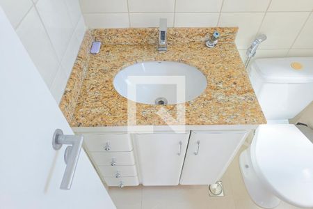 Banheiro da Suíte de apartamento para alugar com 1 quarto, 63m² em Parque Residencial Aquarius, São José dos Campos