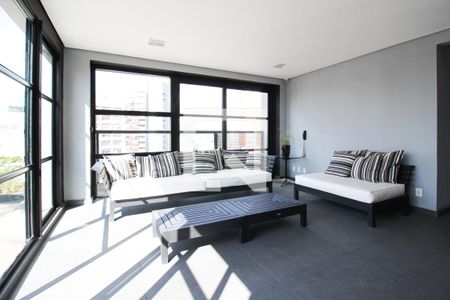Área comum de apartamento à venda com 1 quarto, 88m² em Vila Nova Conceição, São Paulo