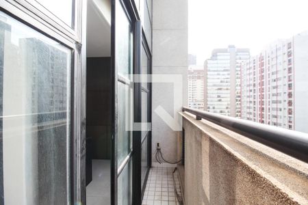 Varanda de apartamento à venda com 1 quarto, 88m² em Vila Nova Conceição, São Paulo