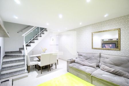 Sala de casa de condomínio à venda com 3 quartos, 112m² em Freguesia (jacarepaguá), Rio de Janeiro