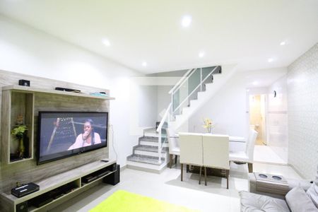 Sala de casa de condomínio à venda com 3 quartos, 112m² em Freguesia (jacarepaguá), Rio de Janeiro