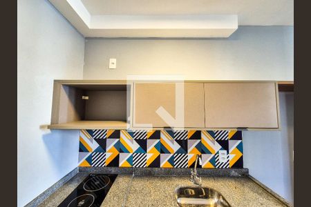 Cozinha de apartamento à venda com 1 quarto, 26m² em Higienópolis, São Paulo