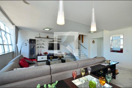 Sala  de apartamento à venda com 3 quartos, 205m² em Lourdes, Belo Horizonte