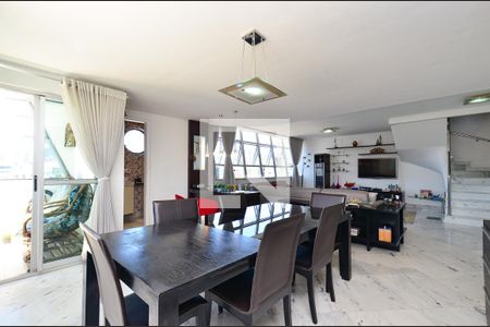 Sala de jantar de apartamento à venda com 3 quartos, 205m² em Lourdes, Belo Horizonte