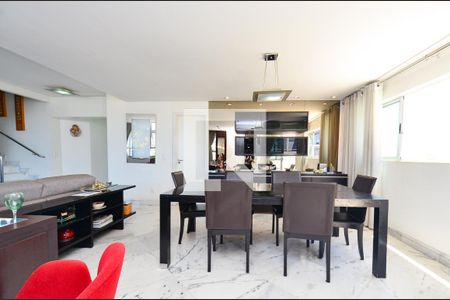 Sala de jantar de apartamento à venda com 3 quartos, 205m² em Lourdes, Belo Horizonte