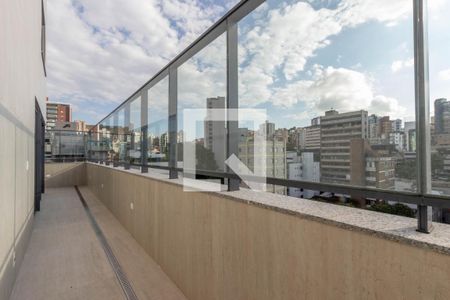 Terraço de apartamento à venda com 4 quartos, 214m² em Sion, Belo Horizonte