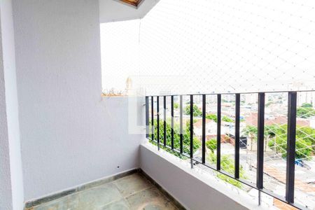 Varanda da Sala de apartamento para alugar com 3 quartos, 62m² em Chácara Santo Antônio (zona Leste), São Paulo
